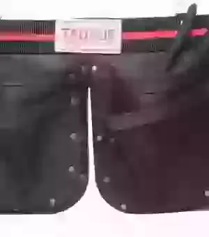 BUILDER Full Leather Split Leg Tool Belt